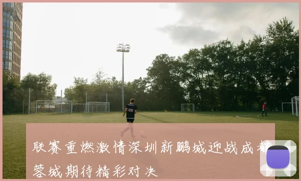 联赛重燃激情深圳新鹏城迎战成都蓉城期待精彩对决